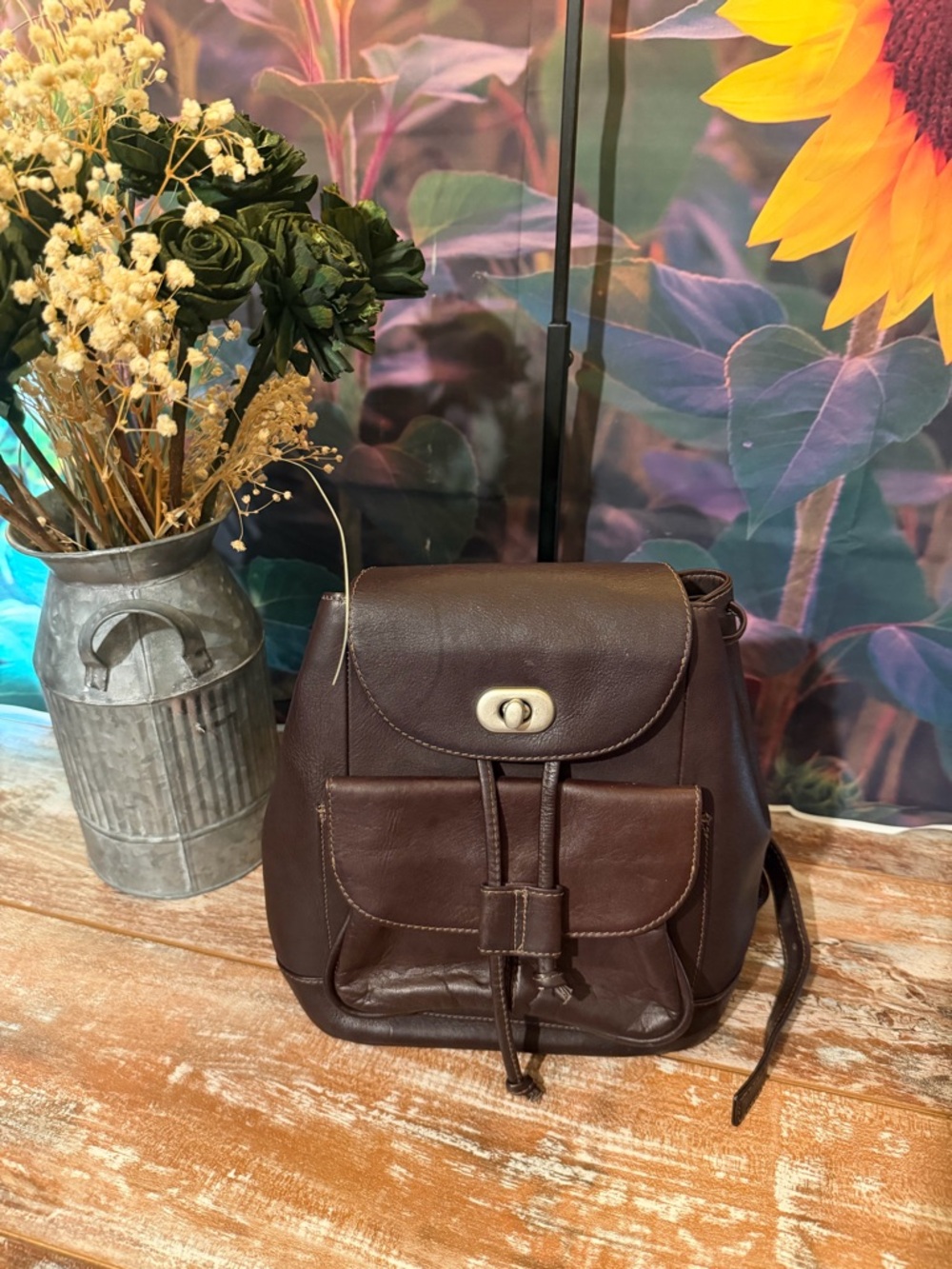 Leather Backpack